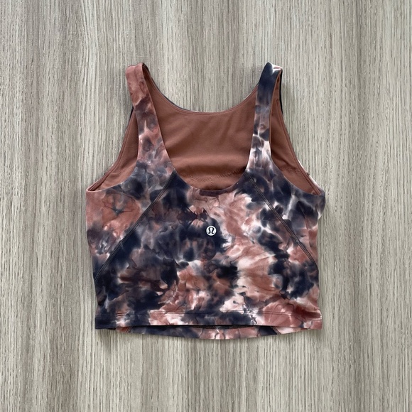 Lululemon High-Neck Align Tank Top Topaz/Grey 2 - Picture 8 of 10